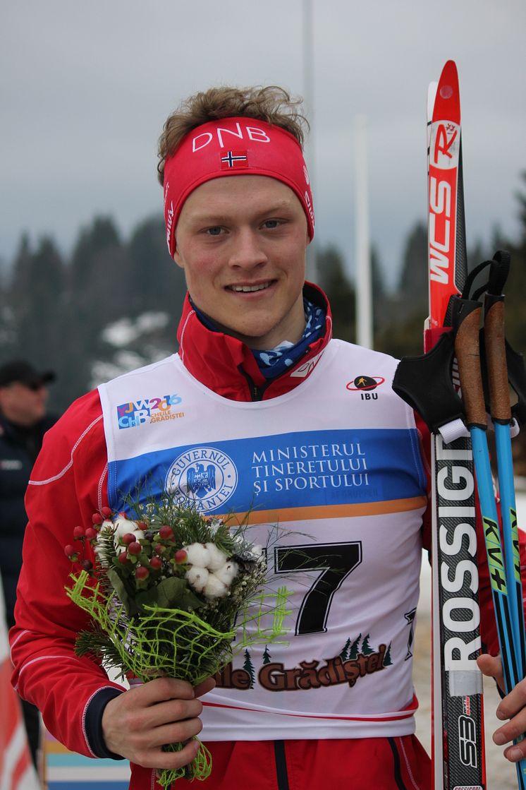 Endre Strømsheim, sprint ungdom menn, junior-vm 2016 