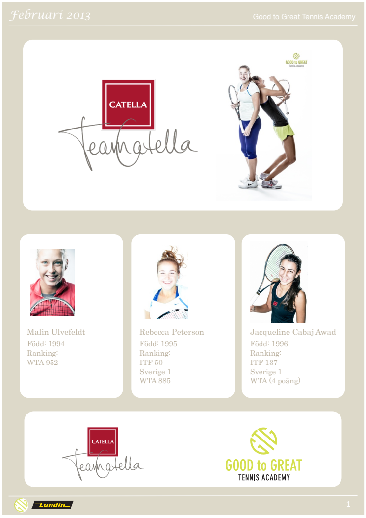 Team Catella News februari 2013