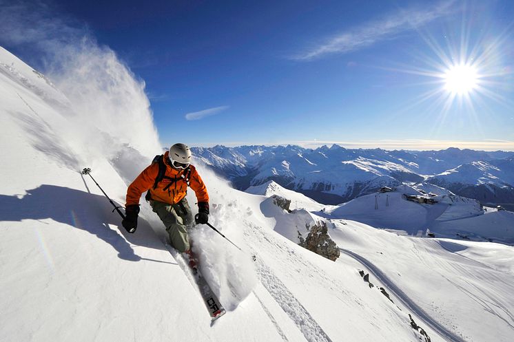 Davos Klosters: Freerider im Gebiet Parsenn