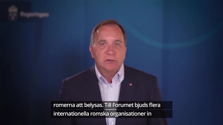 Filmklipp Statsminister Stefan Löfvens hälsning 2 augusti 2020