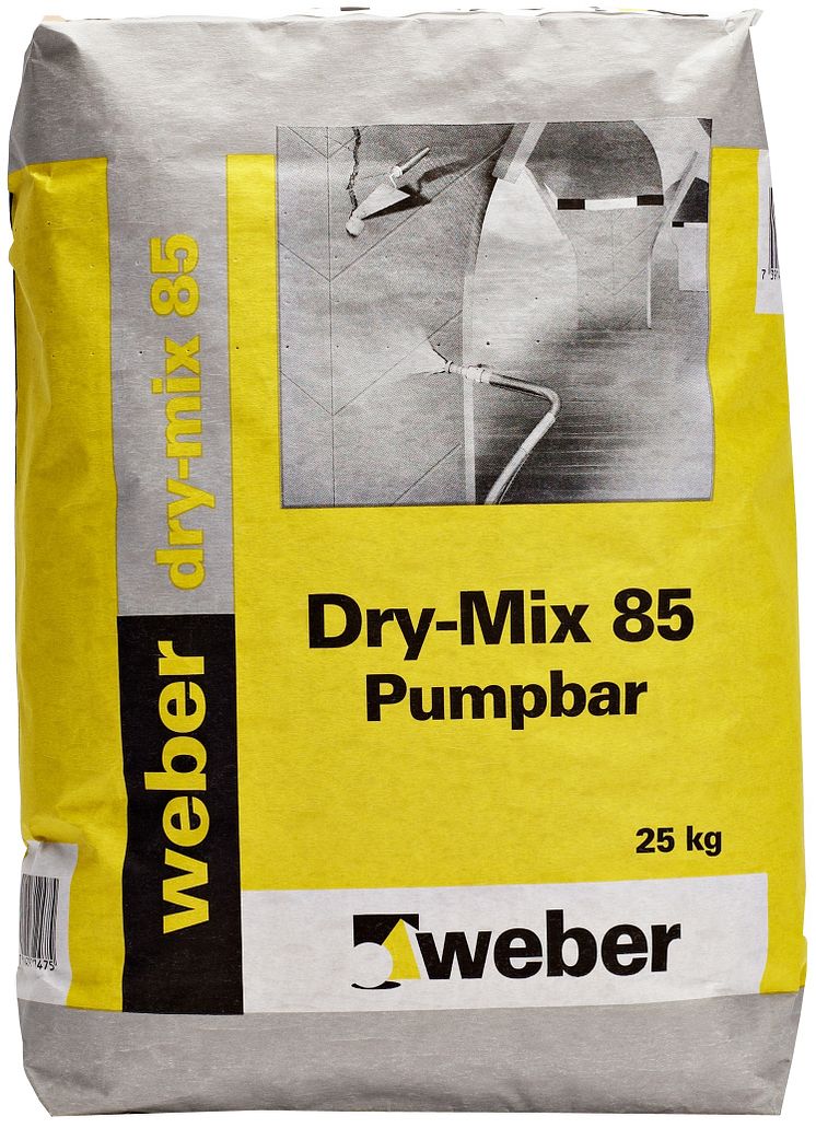 weber dry-mix 85 - förpackning