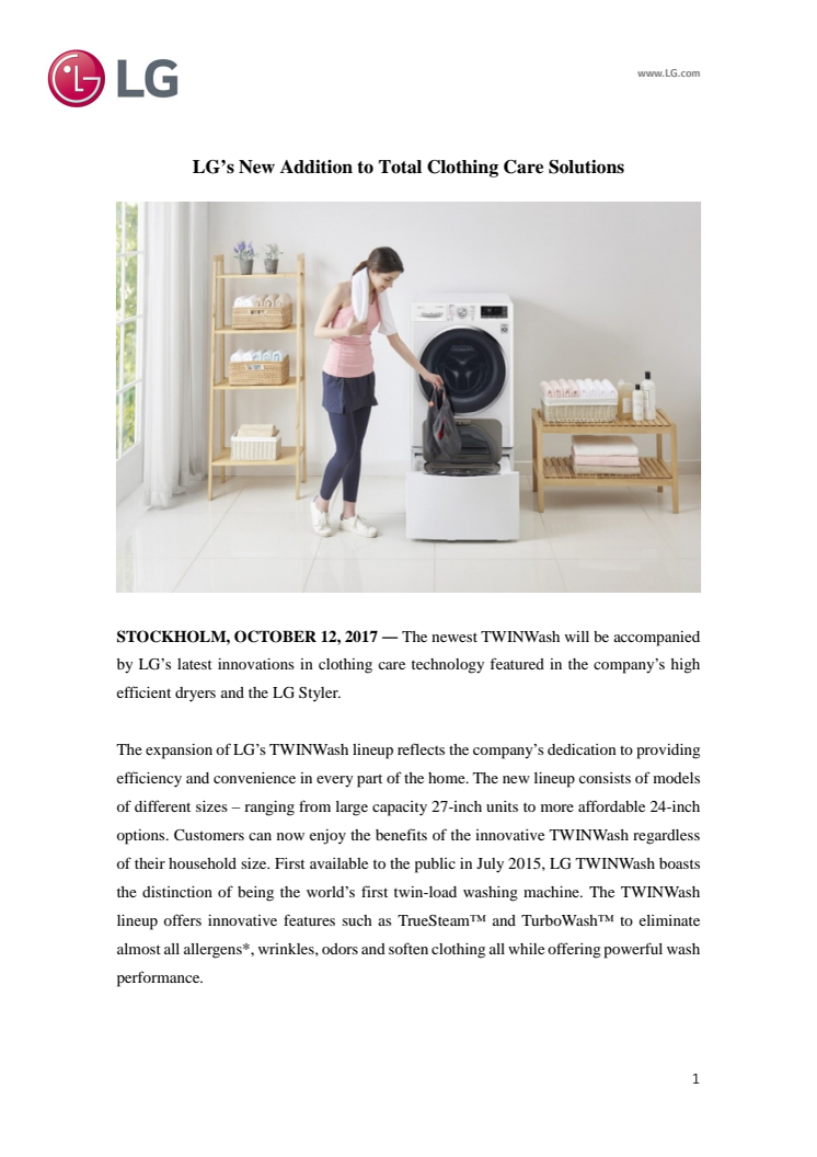 LG TwinWash & Styler ENG