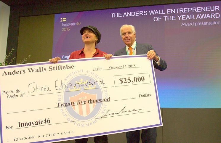 Anders Wall Entrepreneur of the Year Award 2015