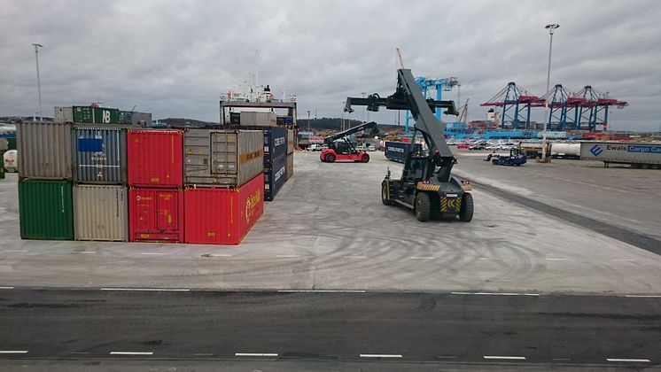 Logents roro-terminal i Göteborg