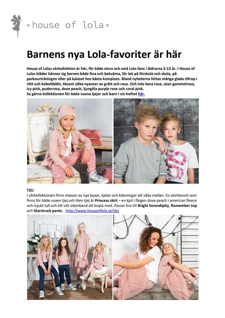 Vårens första nyhetssläpp är här -  House of Lolas Make a wish dress i nya färger 