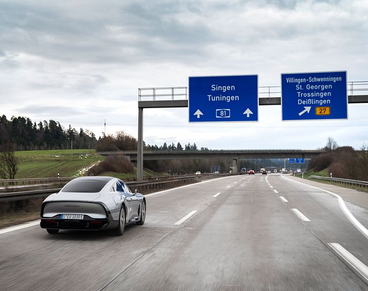 Mercedes-Benz VISION EQXX slog rekord i energieffektivitet