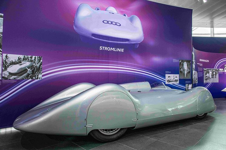 Auto Union Type C Stromlinie racerbil fra AUDI AG's historiske bilsamling