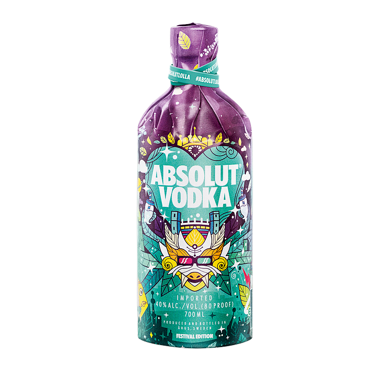 Die erste eigene Limited Festival Edition von Absolut Vodka #absolutlolla