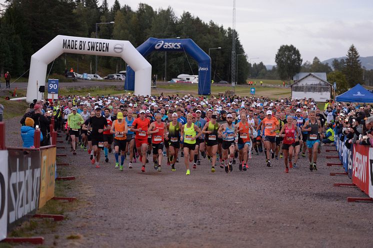 Ultravasan 90 2018 starten i Sälen