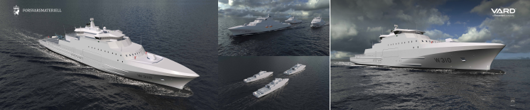 Artist's impression of new Coastguard vessels