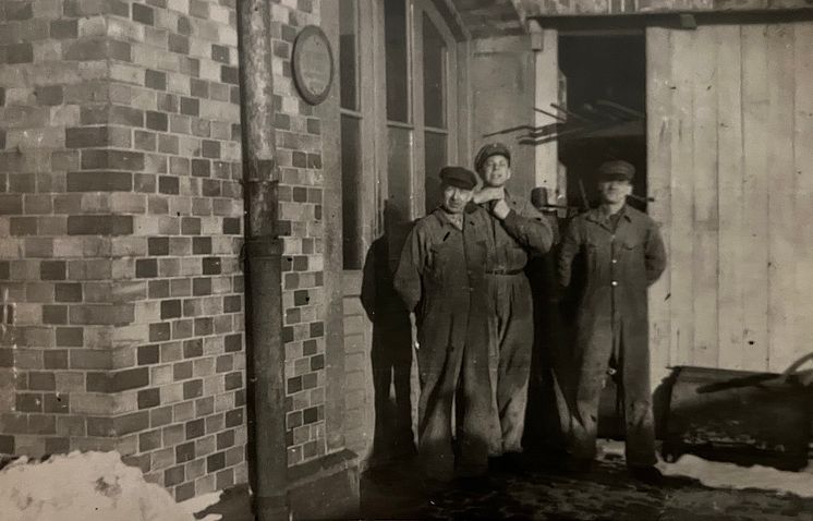 Arbetare i Slakthuset 1949
