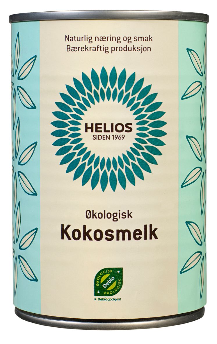Helios kokosmelk økologisk 400 ml