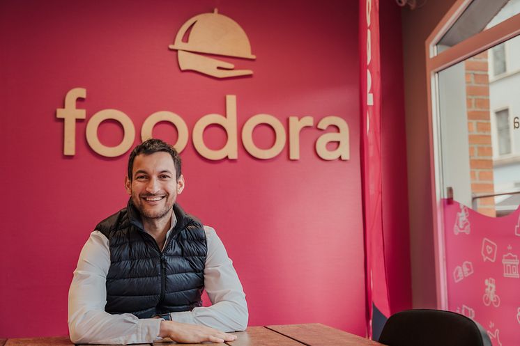 Prashant Søegaard, administrerende direktør i foodora