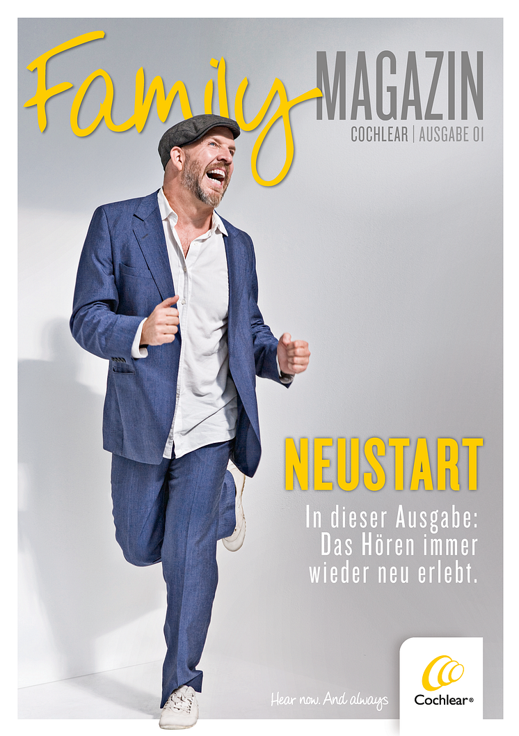 Titel des aktuellen Cochlear™ Family Magazins