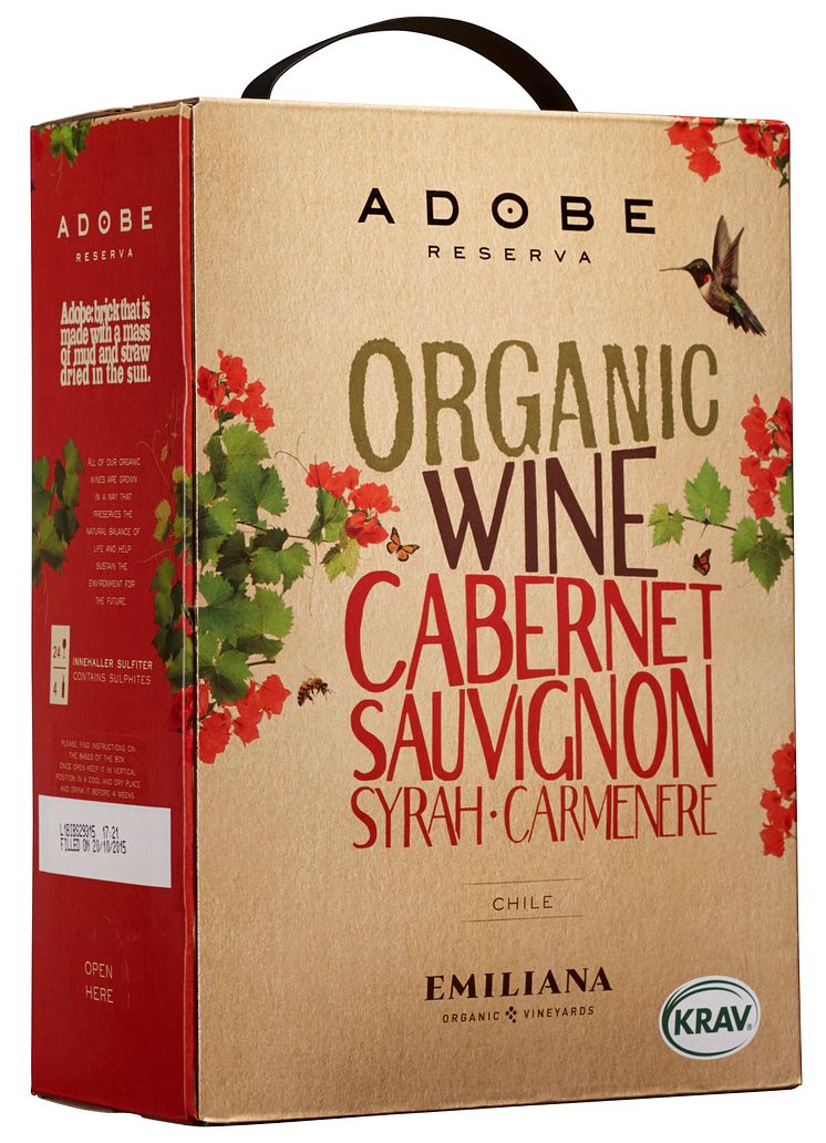 Adobe Cabernet Sauvignon, Syrah, Carmenere