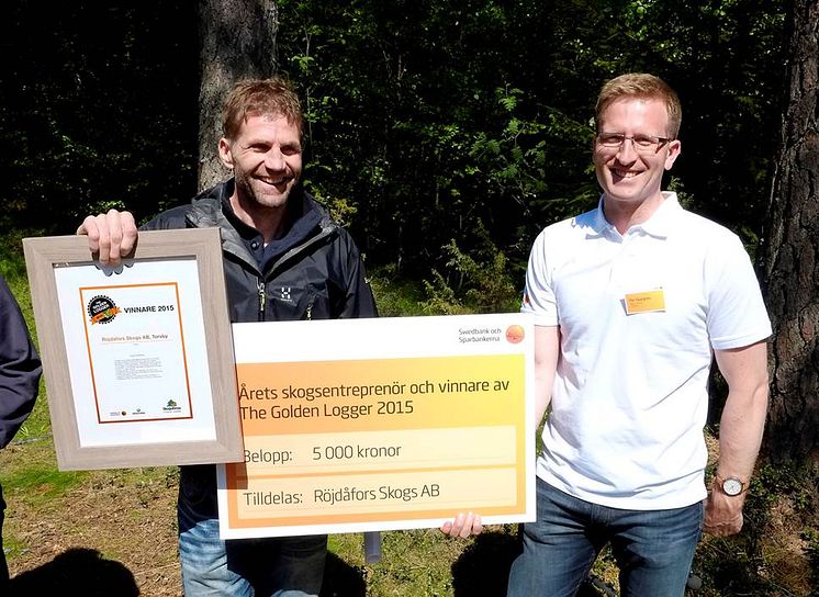 Vinnaren av the Golden Logger 2015