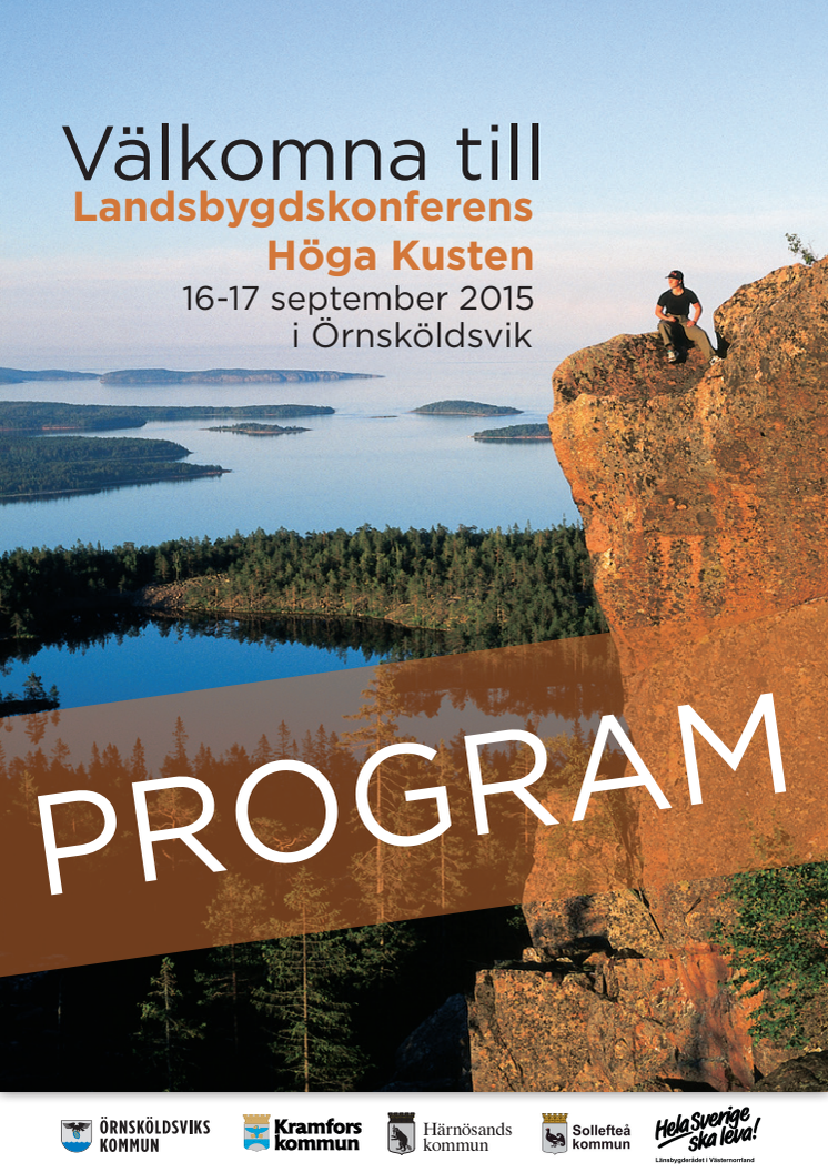 Program för Landsbygdskonferens Höga kusten 2015