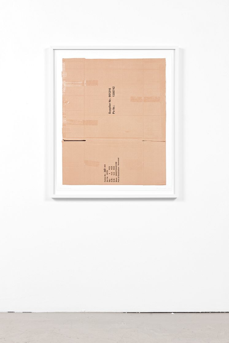 Matias Faldbakke, Flat Box Lithography #03, 2014