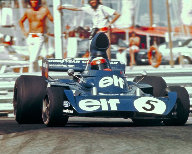 1973 Tyrrell-Ford Monaco Grand Prix Jackie Stewart neg CN317873-001