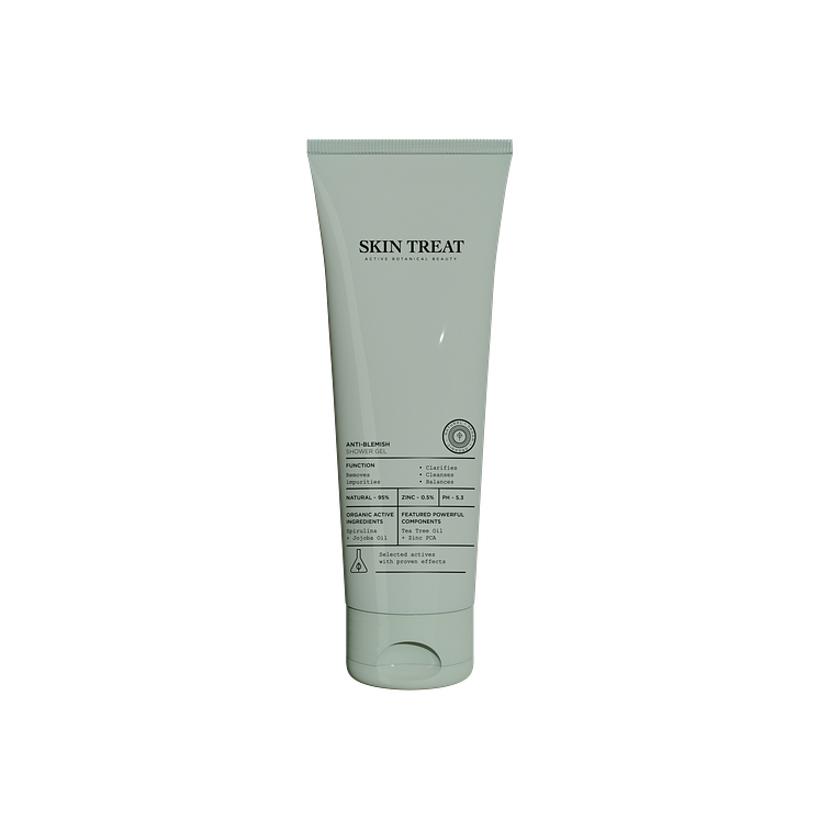 Skin Treat - Anti-Blemish Shower Gel - 4000x4000px - frilagd - utan skugga