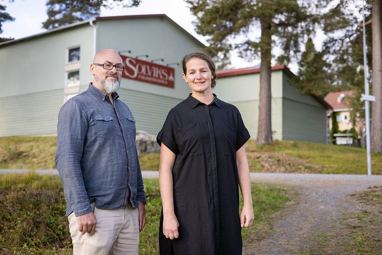 Åsa Wallmark och Fredrik Marklund