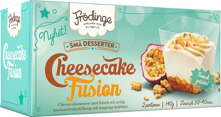 Cheesesake Fusion är en av tre små desserter från Frödinge