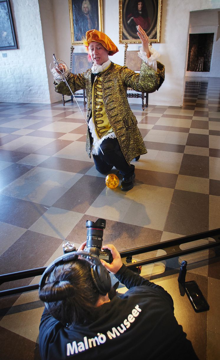 Filminspelning på Malmö Museer