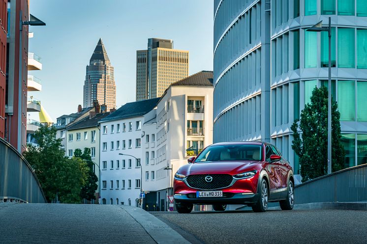 Mazda CX-30 i Soul Red Crystal