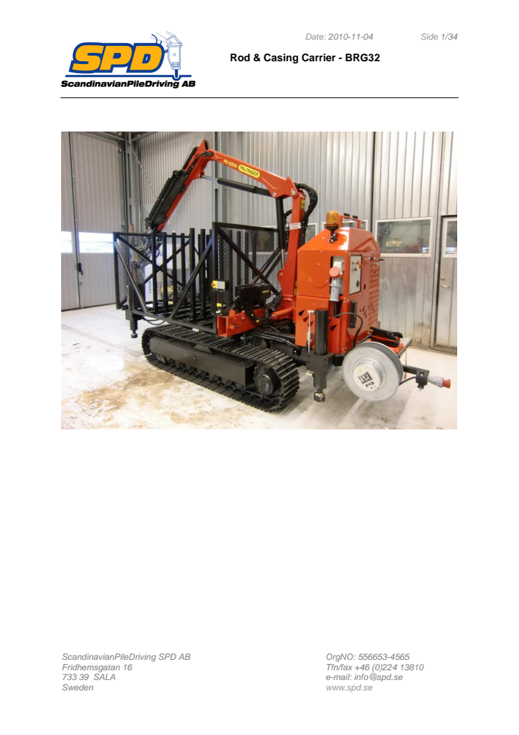 Borr Rör Hanterare- Drill Rod Carrier