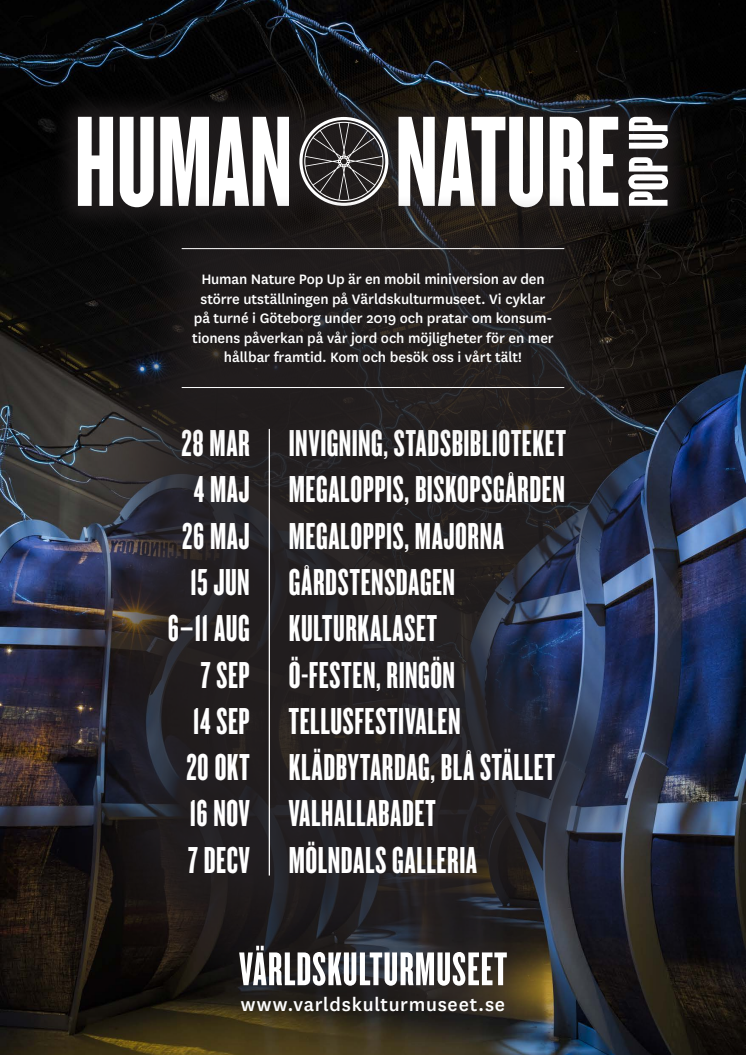 Turnéplan Human Nature Pop-up