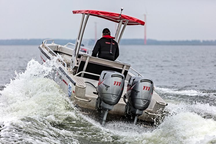 Hi-res image - YANMAR - YANMAR's Dtorque diesel outboard engine is available for live demos at this year's Kieler Woche in Kiel, Germany