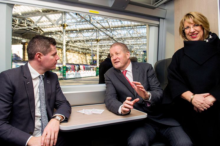 Faster, Longer, Greener ‘train’ unveiled at Edinburgh Waverley