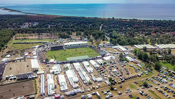 Drönarbild Falsterbo Horse Show 2019