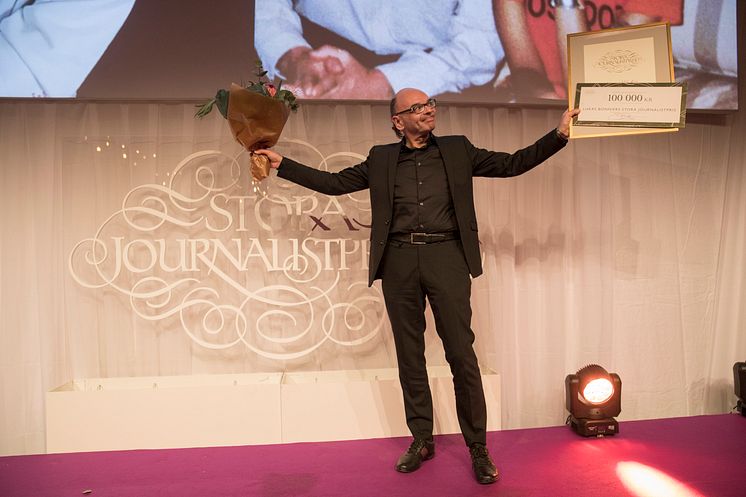 Mats Nileskär, vinnare av Lukas Bonniers Stora Journalistpris