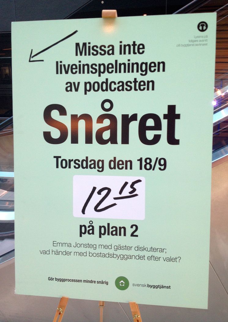 Snåret live på Business Arena