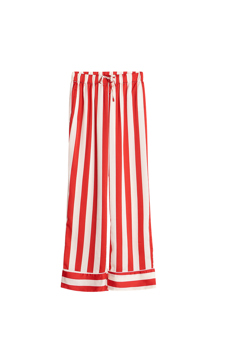 Nicole pyjamas trousers - Cream/red