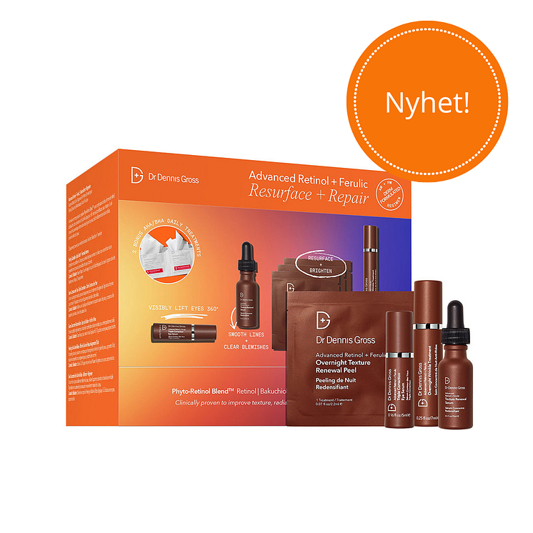 Dr Dennis Gross Adv Retinol Resurface Repair kit nyhet