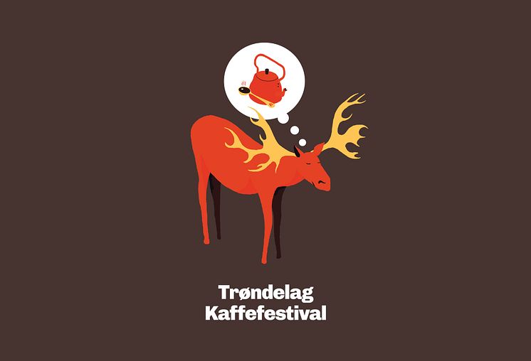 Trøndelag Kaffefestival - plakat elg
