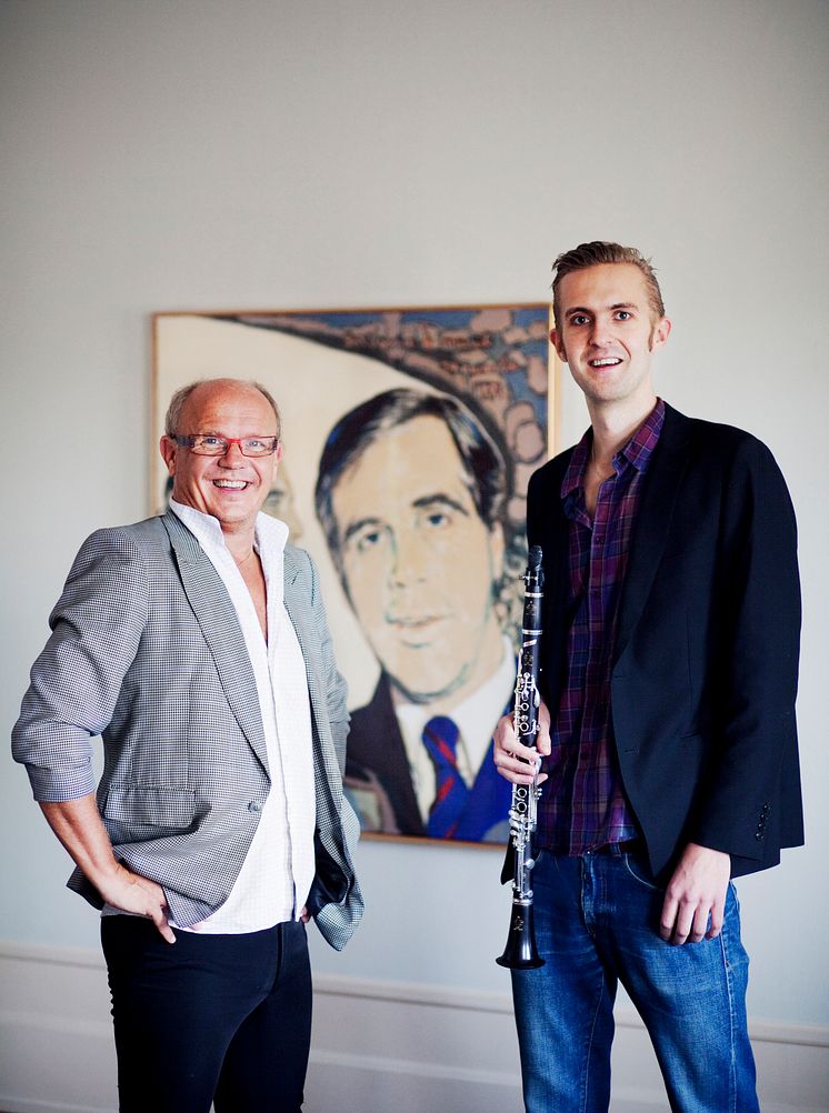 Anders Wall beställer klarinettkonsert för Emil Jonason av Christian Lindberg