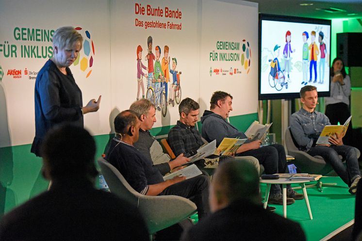 Inklusive Lesung bei SV Werder Bremen