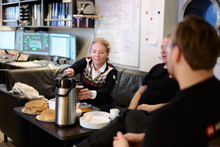 Hedda Felin på MS Richard With