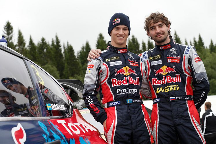 Teamförarna: Timmy Hansen och Timur Timerzyanov.