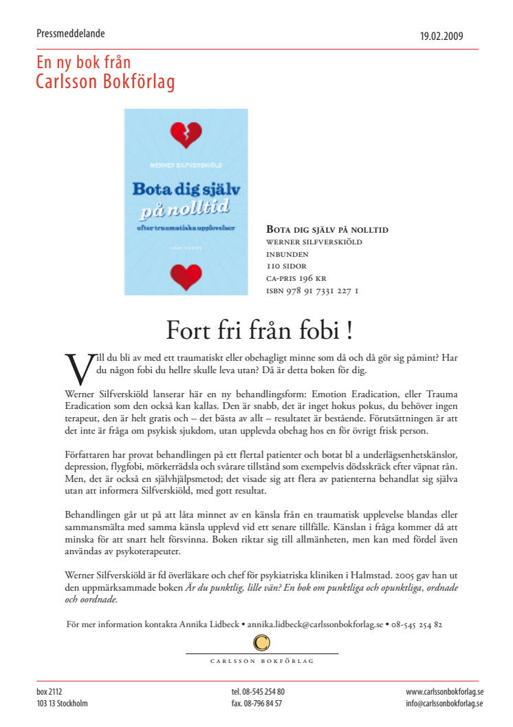 Fort fri från fobi!