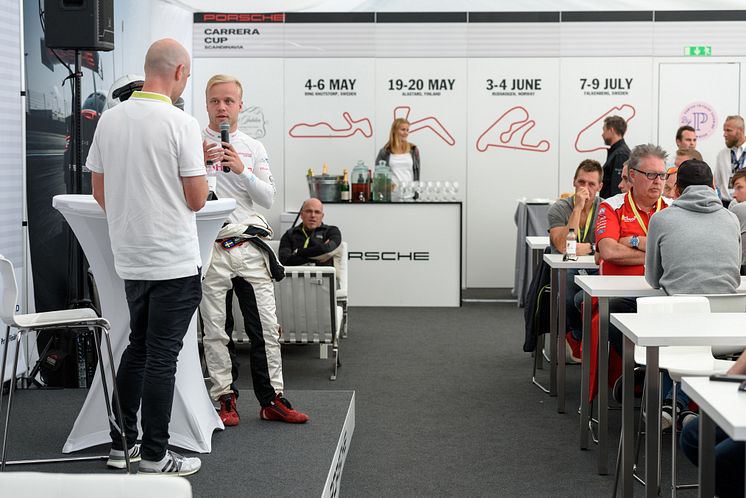 PCCS - Intervju i Porsche Race Lounge