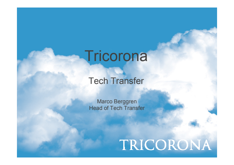 Marco Berggren, Tricorona