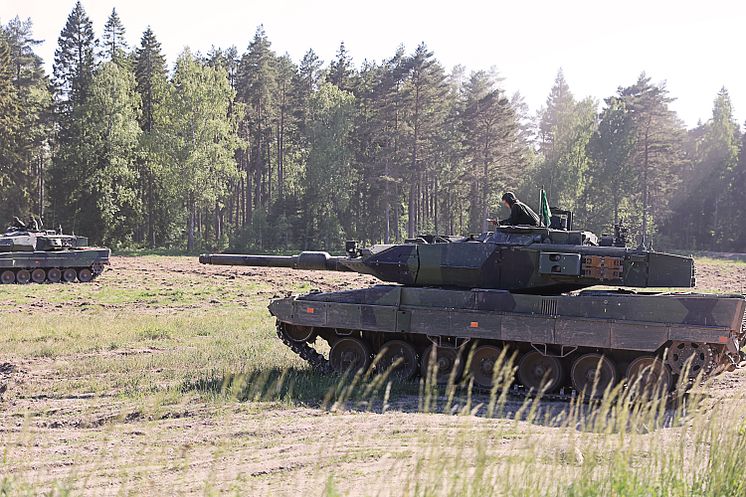 Ukrainian soldiers undergoing training in Sweden