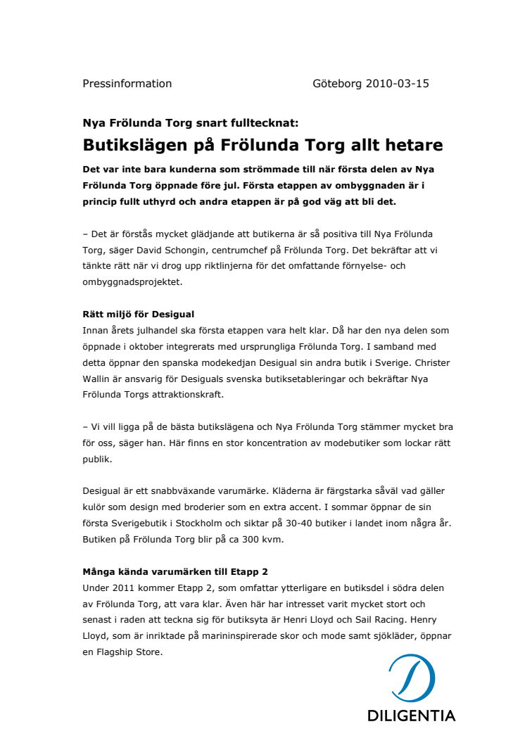 Nya Frölunda Torg snart fulltecknat: Butikslägen på Frölunda Torg allt hetare