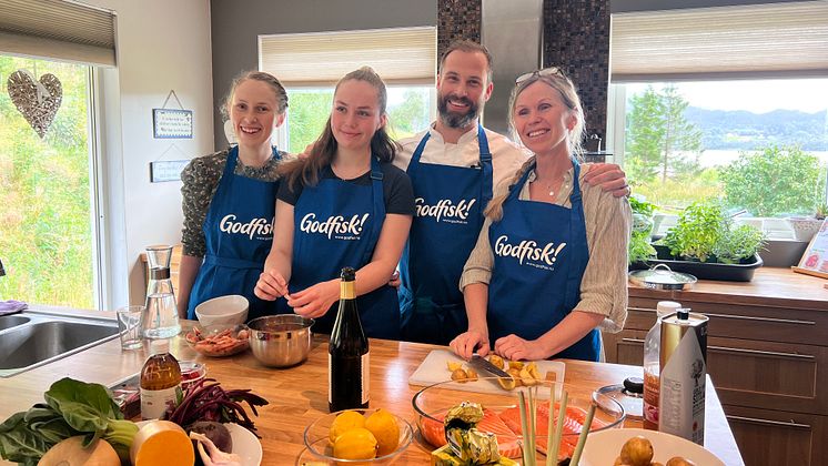 Familien Kaland og Adam Bjerck