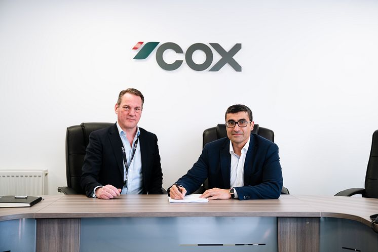 Cox Marine - From left - Gavin Wesson and Ghassan Al Binali (3)