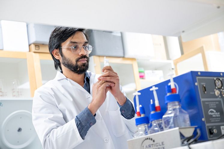 Vaibhav Sharma, forskare i medicinsk teknik vid Luleå tekniska universitet 